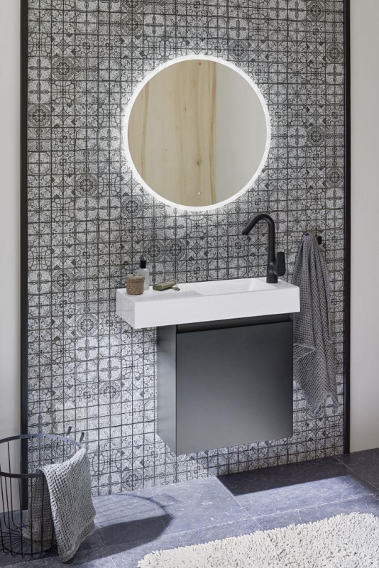 Hand pattern retro vintage mosaic tile translucent gray glass mosaic Crystal GERMANY MOS68-Retro-G_m