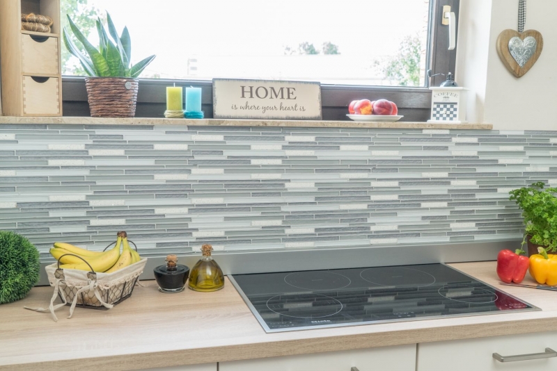 Hand-painted mosaic tile Translucent composite white Multistick glass mosaic Crystal Artificial white MOS86-MS90_m