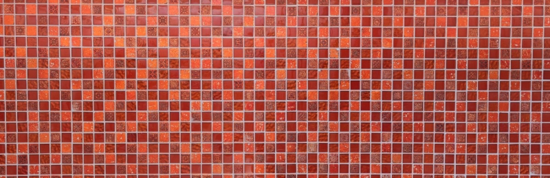Hand-painted mosaic tile Tile backsplash Translucent red Glass mosaic Crystal Resin red texture MOS83-CB30_m