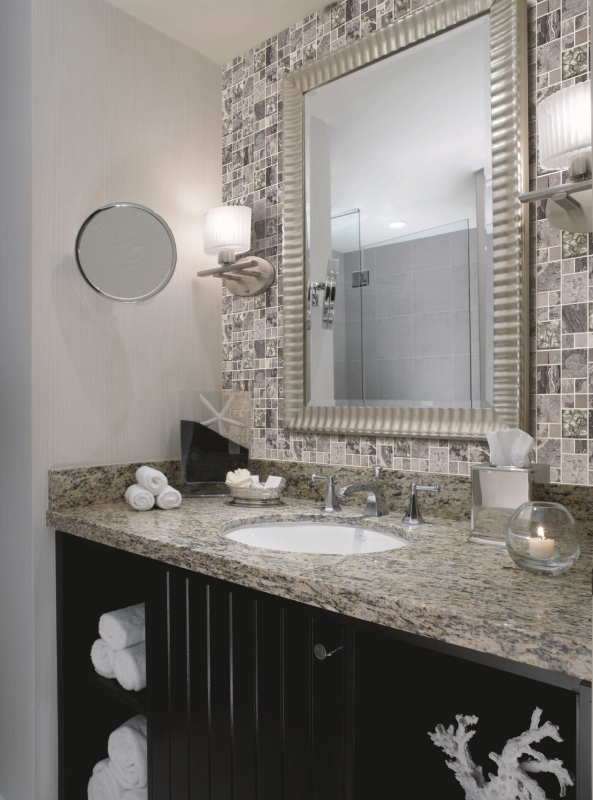 Hand sample mosaic tile Tile mirror translucent stainless steel gray combination glass mosaic Crystal stone steel gray MOS88-0204_m