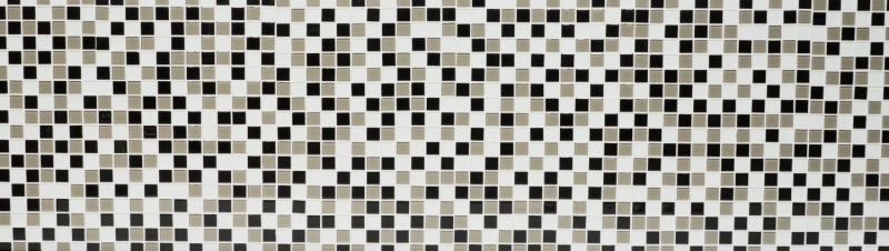 Hand sample mosaic tile Tile backsplash self-adhesive Translucent brown black white Glass mosaic Crystal brown black white MOS200-4CM30_m