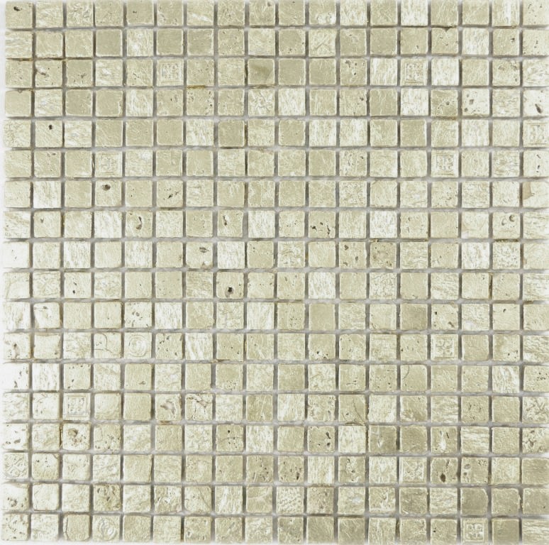 Hand-painted mosaic stone resin gold wall tile backsplash kitchen bathroom MOS88-0707_m