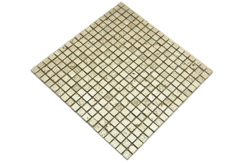 Hand-painted mosaic stone resin gold wall tile backsplash kitchen bathroom MOS88-0707_m