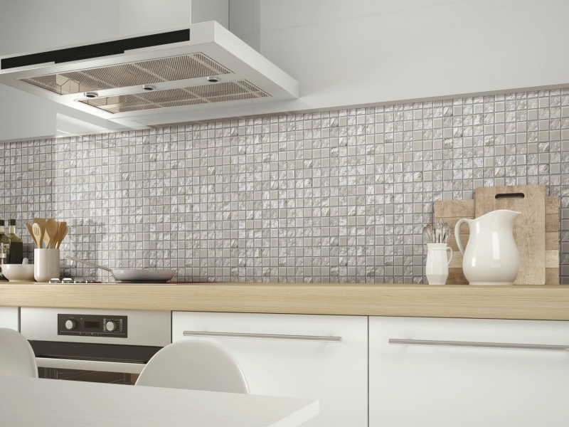 Hand sample ceramic mosaic Baku white mosaic tile wall tile backsplash kitchen bathroom MOS14-0001_m