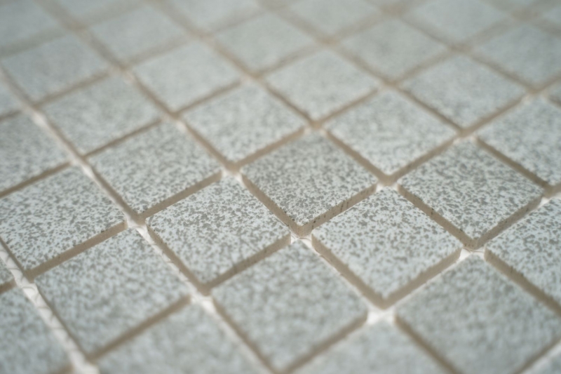 Hand-painted mosaic tile SLIPPROOF SHOWER BASIN STONE GREY MATT MOS18-0208-R10_m