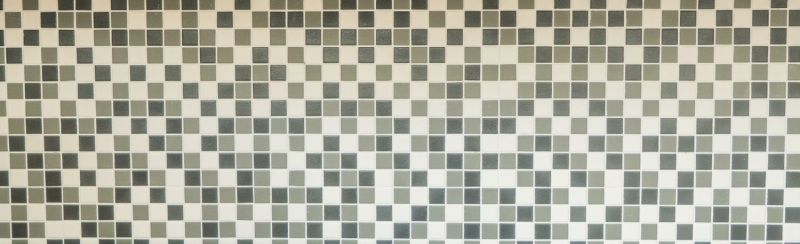 Hand sample mosaic tile ceramic black white anthracite matt shower tray MOS18-2213-R10_m