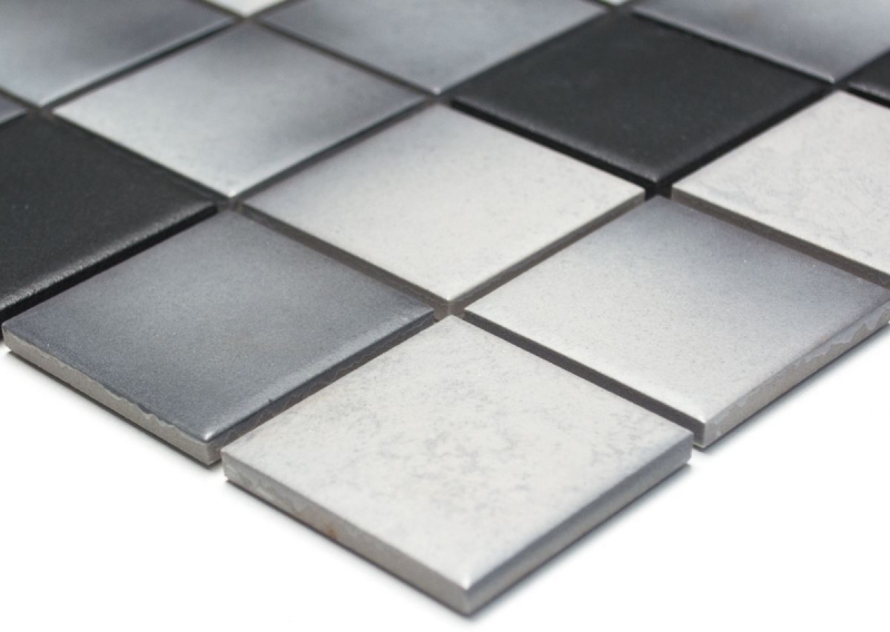 Hand-painted mosaic tile ceramic GRAY MIX SLIPPROOF SLIPPROOF MOS16-2211-R10_m