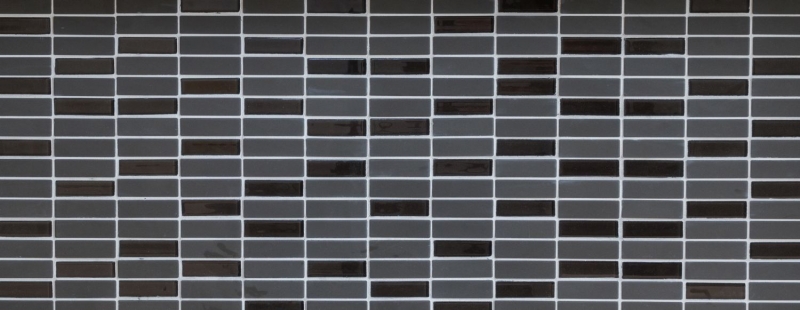 Hand pattern mosaic tile ceramic rods brown unglazed glass shower tray floor tile MOS24-1313-R10_m
