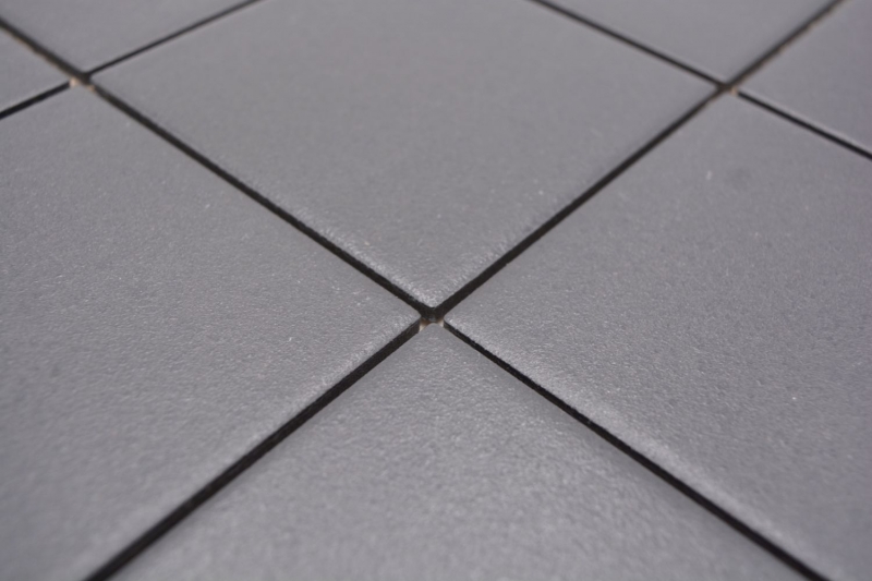 Hand sample mosaic tile ceramic gray black shower tray floor tile MOS22-0302-R10_m