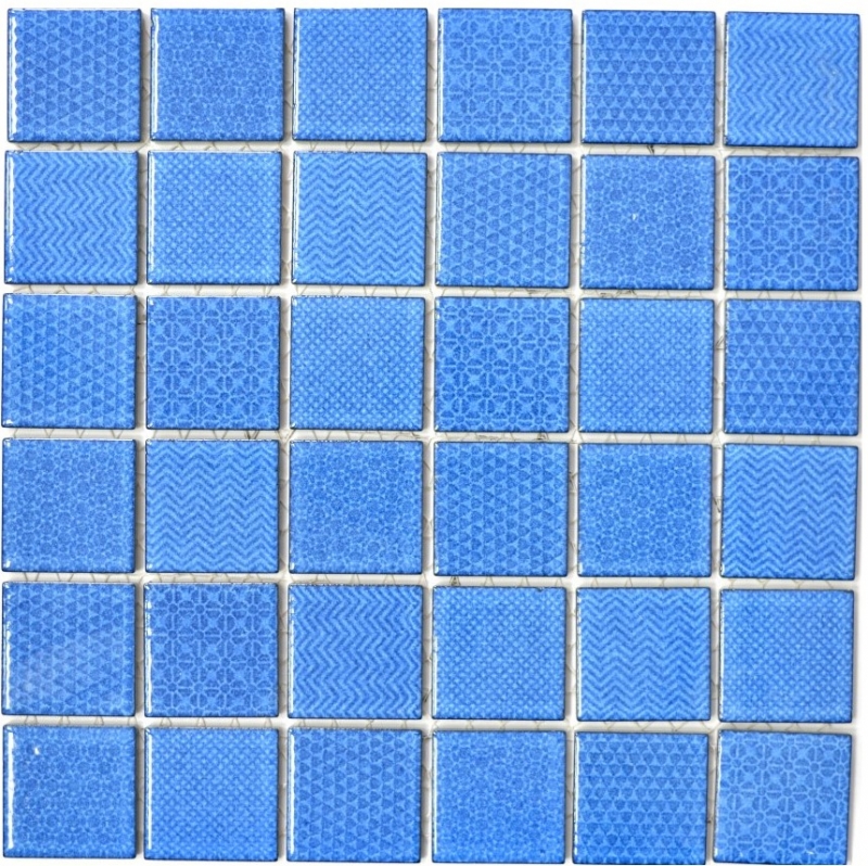 Mosaic tiles AQUA BLUE BATH pool tile backsplash shower bathroom tile kitchen backsplash MOS16-0404_f | 10 mosaic mats