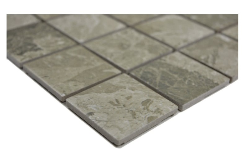Mosaic stone natural stone look beige sand brown textured tile backsplash MOS16-AISO89_f | 10 mosaic mats