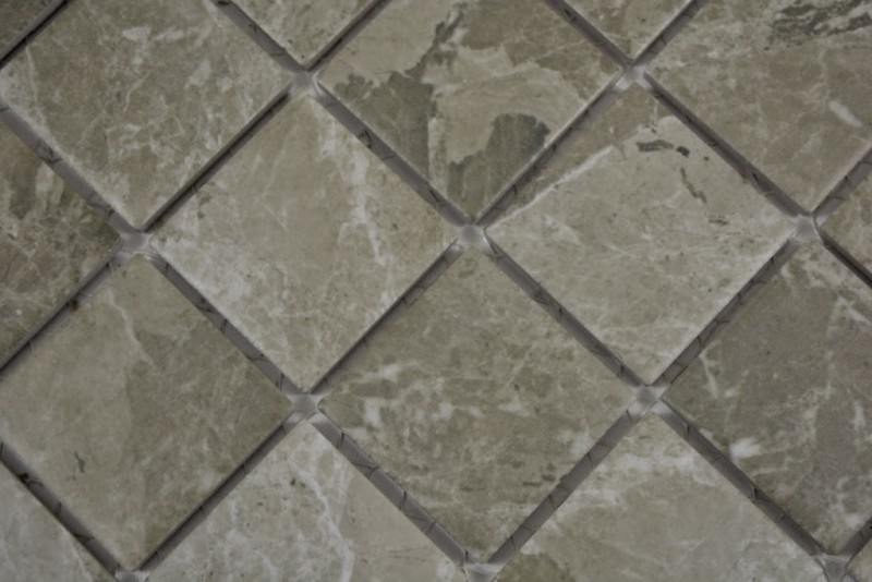 Mosaic stone natural stone look beige sand brown textured tile backsplash MOS16-AISO89_f | 10 mosaic mats