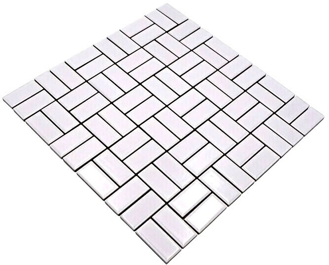 Mosaic tile ceramic windmill white glossy kitchen tile wall tile MOS24-CWM7WG_f