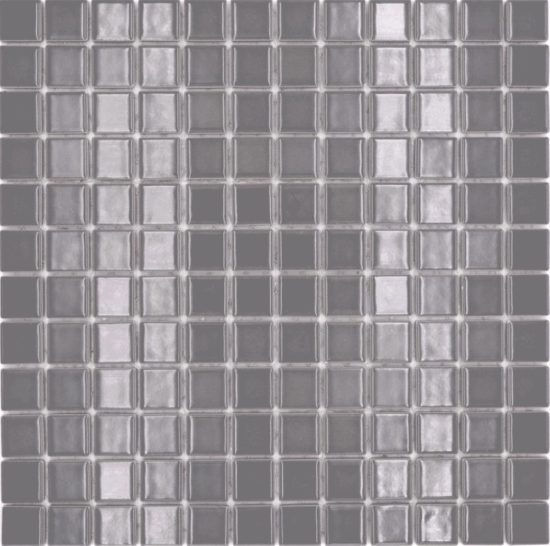 Mosaic tile ceramic metal gray kitchen splashback BAD MOS18D-0204_f