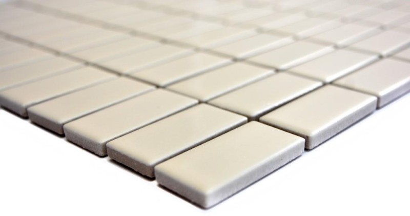 Mosaic tile ceramic rods beige glossy tile WC bathroom tile MOS24D-1902_f