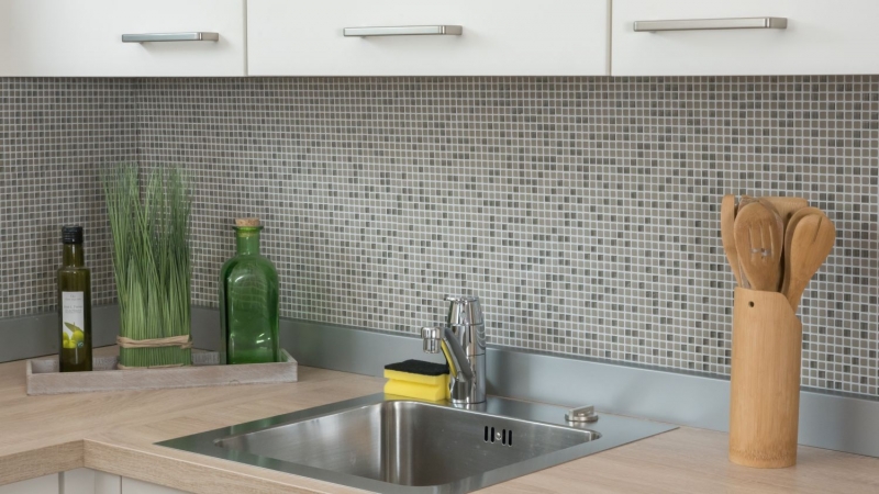 Mosaic tile ECO GLAS Enamel cream matt MOS140-03C_f | 10 mosaic mats