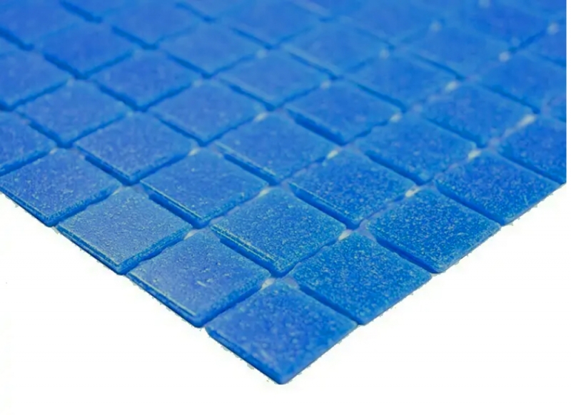 Mosaic tile glass dark blue wall tile bathroom tile shower splashback tile backsplash MOS200-A15-N_f | 10 mosaic mats