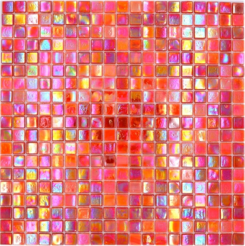 Mosaic tile glass red wall tile bathroom tile shower splashback tile mirror MOS58-0902_f | 10 mosaic mats