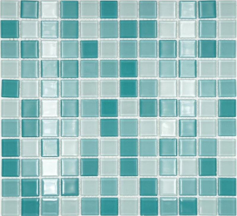 Mosaic tile Translucent green Glass mosaic Crystal green BATH WC Kitchen WALL MOS62-0602_f | 10 mosaic mats