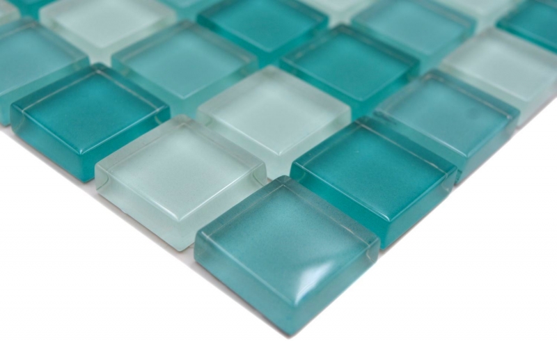 Mosaic tile Translucent green Glass mosaic Crystal green BATH WC Kitchen WALL MOS72-0602_f | 10 mosaic mats