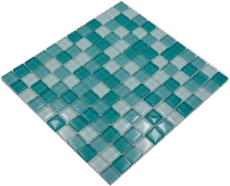 Mosaic tile Translucent green Glass mosaic Crystal green BATH WC Kitchen WALL MOS72-0602_f | 10 mosaic mats