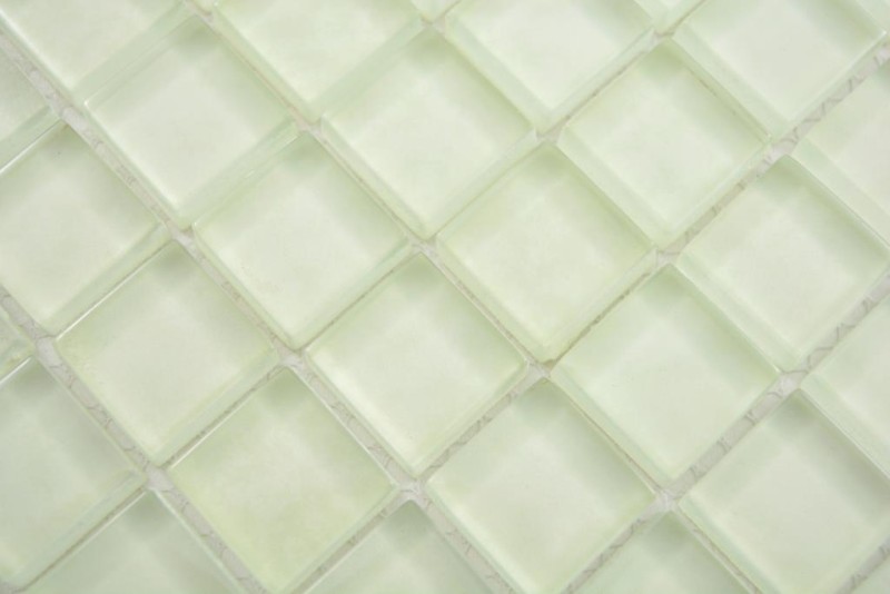 Transparent crystal glass mosaic blue fluorescent wall tile backsplash kitchen bathroom MOS88-0104_f | 10 mosaic mats
