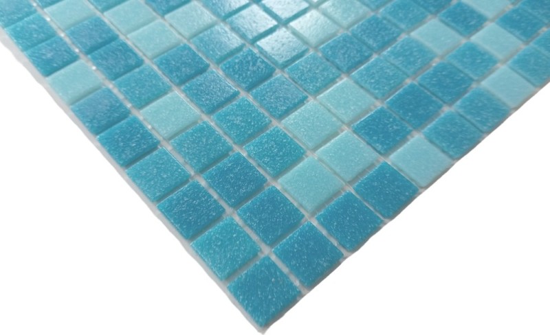 Swimming pool mosaic Pool mosaic action blue light blue mix paper-bonded MOS52-0402_Paper