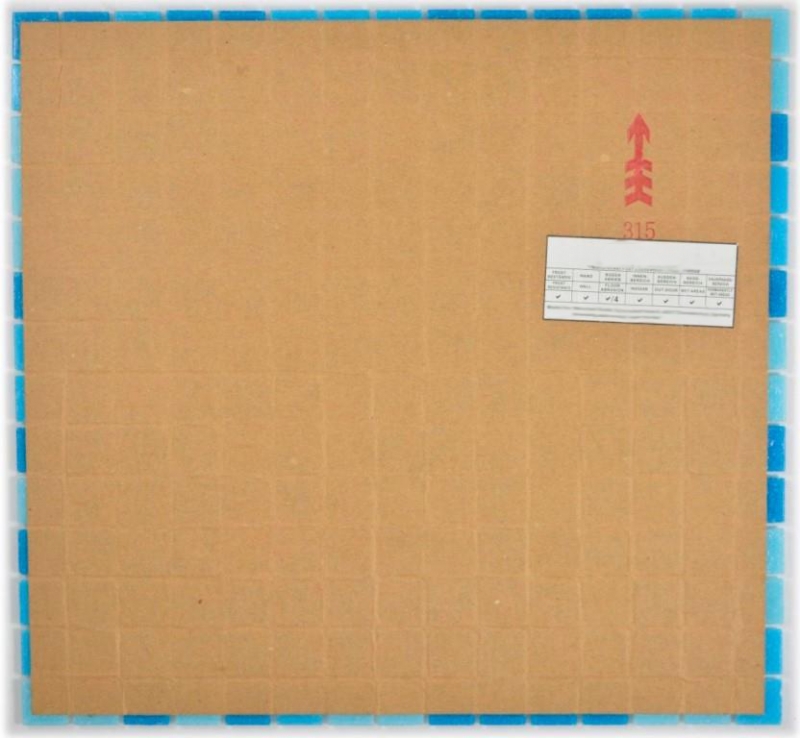 Swimming pool mosaic Pool mosaic action blue light blue mix paper-bonded MOS52-0402_Paper
