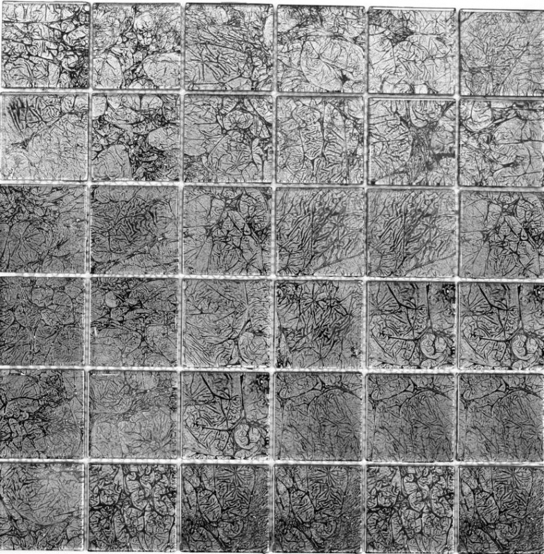Mosaic rear wall glass mosaic black structure MOS126-CM4BL22_f