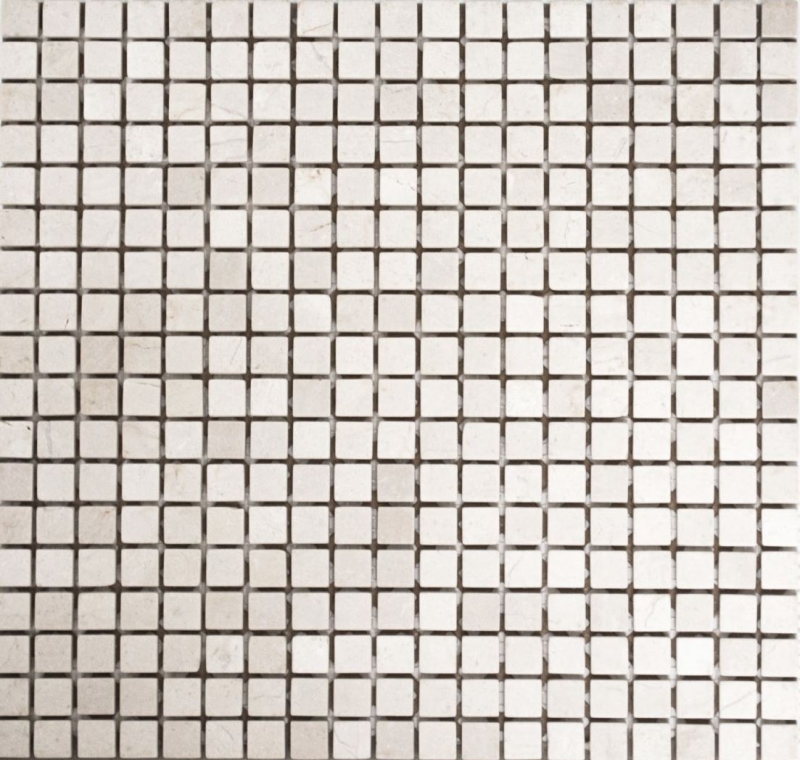 Mosaic tile marble natural stone cream Botticino Anticato MOS38-0104_f