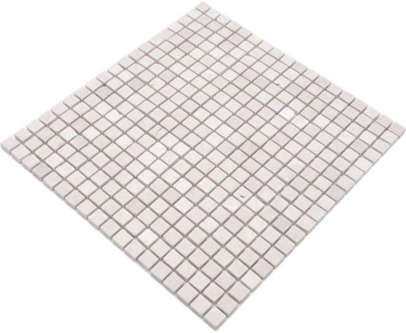 Mosaic tile marble natural stone cream Botticino Anticato MOS38-0104_f