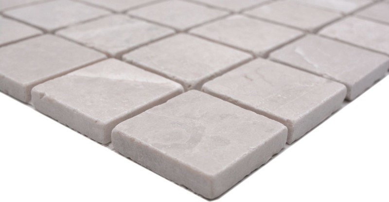 Mosaic tile marble natural stone ivory Botticino Antique Marble MOS36-0106_f