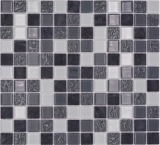 Mosaic tiles gray glass mosaic stone MOS62-0207-GN_f