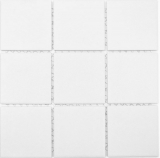Mosaic tile ceramic white shower tray floor tile MOS22-0102-R10_f