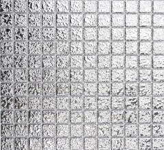 Mosaic tile ceramic mosaic SILVER textured wall tile backsplash kitchen MOS18-0207_f