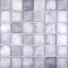 Glass mosaic mix gray mosaic tile wall tile backsplash kitchen bathroom - MOS88-0020_f
