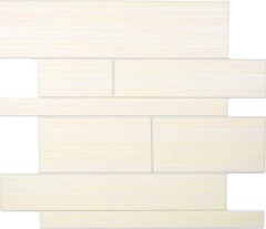 Wall panels self-adhesive wood look Wood White kitchen splashback tile backsplash - MOS200-53WWL_f