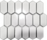 Hexagonal hexagon mosaic tile ceramic white glossy kitchen backsplash wall tile bathroom tile - MOS11J-471