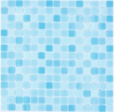 Mosaic tiles glass mosaic Classic Mix glass mix light blue 4F paper-bonded pool mosaic swimming pool mosaic MOS210-PA331_f