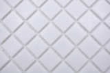 Hand sample mosaic tile glass mosaic Classic Uni glass uni white paper-bonded pool mosaic swimming pool mosaic MOS200-A01_m
