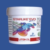 Litokol STARLIKE EVO 350 BLU ZAFFIRO blue III epoxy resin adhesive joint 5kg bucket