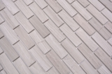 Hand sample mosaic tile Self-adhesive mosaics composite natural stone white wood gray kitchen MOS200-4M72_m