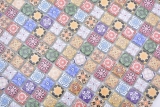 Hand-painted mosaic tile glass mosaic combination Retro Biscuit Color colorful tile mirror bathroom MOS78-RB83_m
