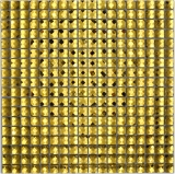 Diamond mosaic tile gold glossy wall kitchen bathroom shower MOS130-GO821