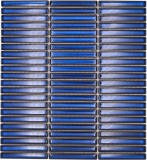 Ceramic mosaic mosaic tiles cobalt blue glossy wall kitchen bathroom shower MOS24-CG51