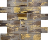 Glass mosaic mosaic tile black with gold glossy wall kitchen bathroom shower MOS88-SW01_f