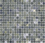 Natural stone mosaic marble green matt wall floor kitchen bathroom shower MOS38-15-407_f