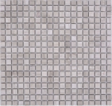 Natural stone mosaic marble gray matt wall floor kitchen bathroom shower MOS38-15-2012_f