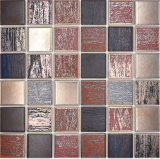 Ceramic mosaic ceramic multicolored matt wall kitchen bathroom shower MOS24-1235_f