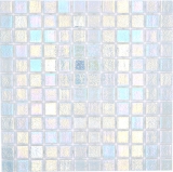 Swimming pool mosaic pool mosaic glass mosaic cream iridescent multicolored glossy wall floor kitchen bathroom shower MOS220-P55254_f